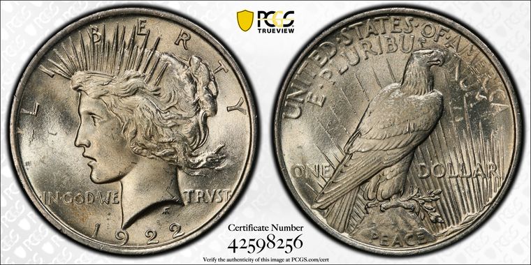 Cert 42598256 - Coin Image