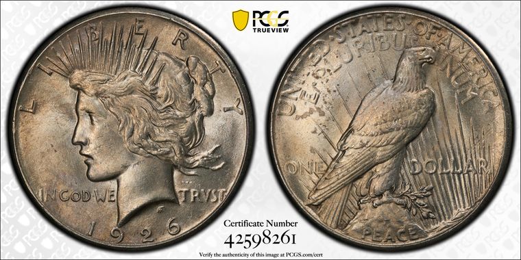 Cert 42598261 - Coin Image