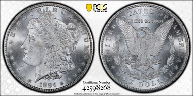 1884-CC $1 MS64