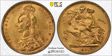 1890 Sov S-3866B 2nd Obv Wide O N1