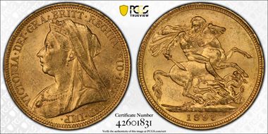 1895-S Sov S-3877 MS61