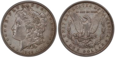 1896 $1 VF35