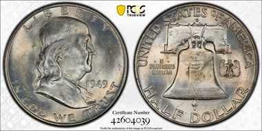 1949-D 50C MS64FBL