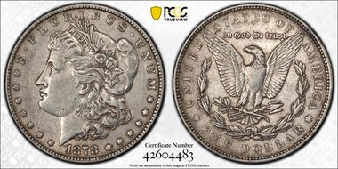 1878 7TF $1 Reverse of 1879 XF40