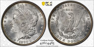 1880 $1 MS63