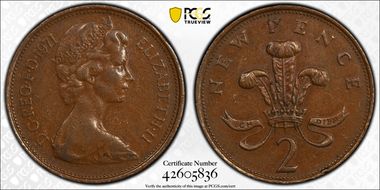 1971 2p S-C1 New Pence XF45BN