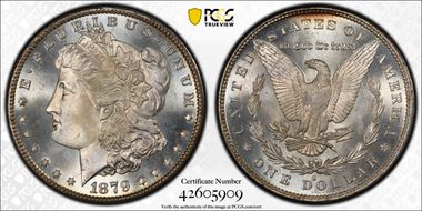 1879-S $1 MS67+