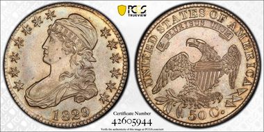 1829/7 50C O-101a MS64+