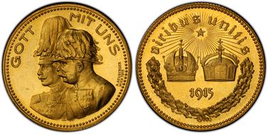 1915 Medal Wurzbach-2766 Au SP65