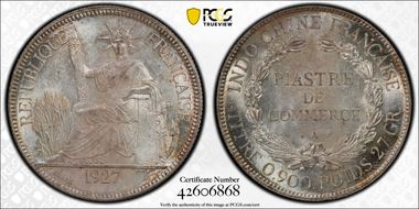 1927-A Piastre Lec-303 MS63