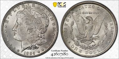 1884-CC $1 MS63