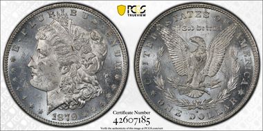 1879-S $1 MS62