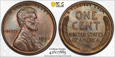 1926-S 1C MS64BN