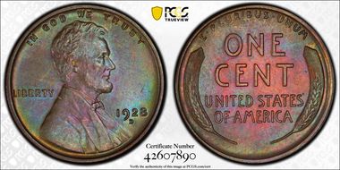 1928-D 1C MS64BN