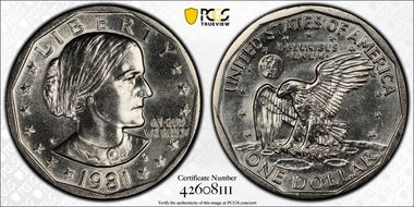 1981-P SBA$1 MS65