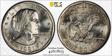 1981-S SBA$1 MS64