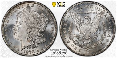 1878-S $1 MS64