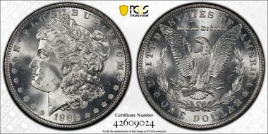 1886 $1 MS66