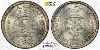 1952 5 Pat KM-5 Ag MS65