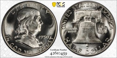 1950 50C PR65