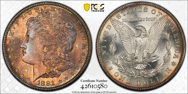 1881-S $1 MS66+