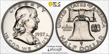1957 50C PR66