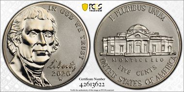 2020-W 5C Reverse Proof PR65