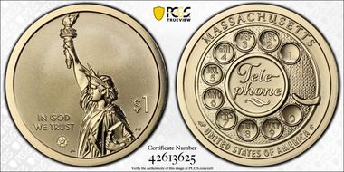 2020-S $1 American Innovation MA Rev PR Telephone PR70