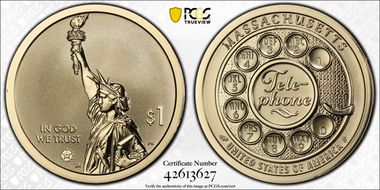 2020-S $1 American Innovation MA Rev PR Telephone PR70