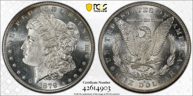 1879-S $1 MS64