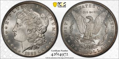 1882-CC $1 MS66+