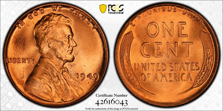 Cert 42616043 - Coin Image