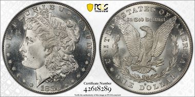 1880-S $1 MS66