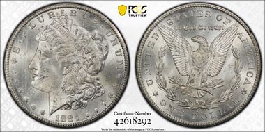 1884-CC $1 GSA Hoard MS63