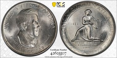 1936-S 50C Cincinnati MS65