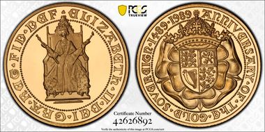 1989 Sov 500th Anniv. Sov S-SC3  Au PR70DCAM
