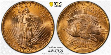 1923-D $20 MS66+