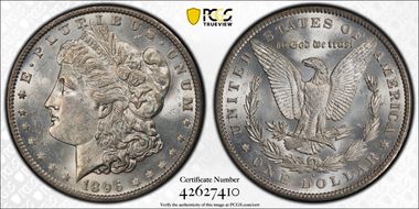 1896-O $1 MS62