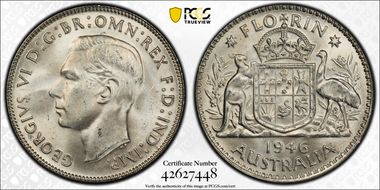 1946(m) Florin MS64