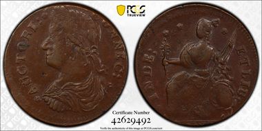 1787 CT 1/2P DB Left, Miller 31.1-r.4 AU58BN