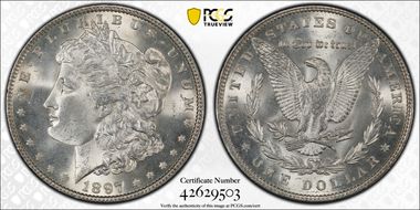 1897 $1 MS65