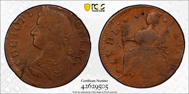 1787 CT 1/2P AUCTOPI, ETIIB, Miller 41-ii VF35BN