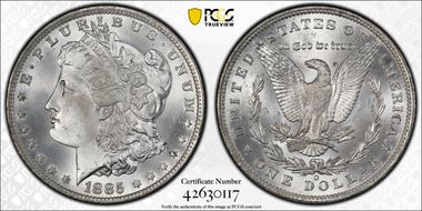 1885-O $1 MS67