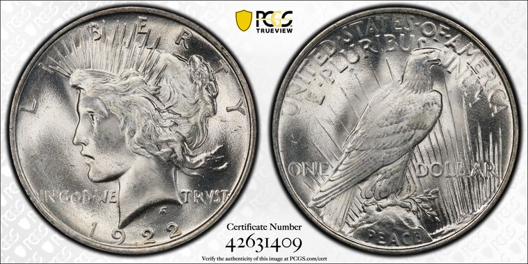 Cert 42631409 - Coin Image