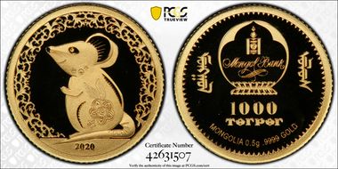 2020 1000 T Year of the Mouse PR69DCAM