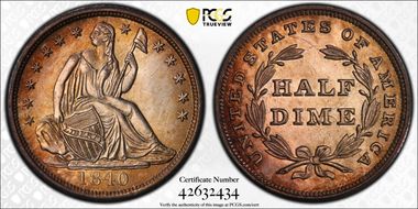 1840 H10C No Drapery MS64