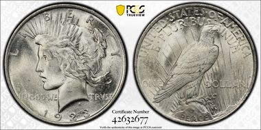 1923 $1 MS65