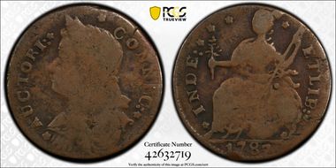 1787 CT 1/2P Draped Bust Left VG8BN