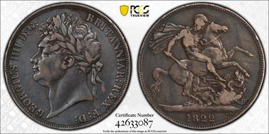 1822 Crown S-3805 Tertio VF30