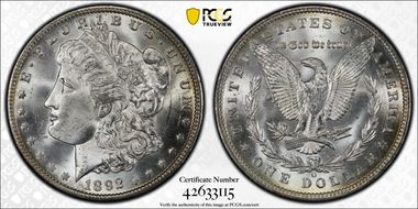 1892-O $1 MS63